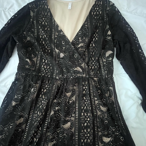 Black Lace Dress - Picture 2 of 7